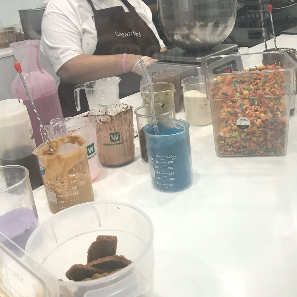 Creamistry - Looks like a chemistry class lol - Ice Cream & Frozen Yogurt Near Me - Baton Rouge, Louisiana