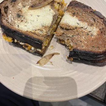 Paramount Coffee Project - So hungry I had to take a bite before the pic - Cafes Near Me - Surry Hills, NSW