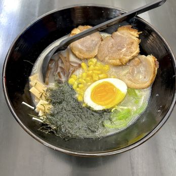 KChickin - Tonkatsu Ramen with an egg (half an egg) - Japanese Near Me - Boston, Massachusetts KChickin - Tonkatsu Ramen with an egg (half an egg) - Japanese Near Me - Boston, Massachusetts