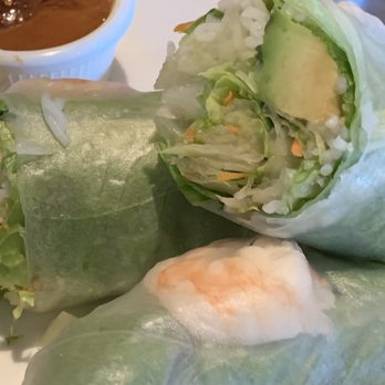 Phoumy Thai Cuisine - Fresh roll with shrimp and Avacado! Gotta also try the peanut sauce and mix some chili paste into it- Spicey! - Thai Near Me - Walla Walla, Washington Phoumy Thai Cuisine - Fresh roll with shrimp and Avacado! Gotta also try the peanut sauce and mix some chili paste into it- Spicey! - Thai Near Me - Walla Walla, Washington