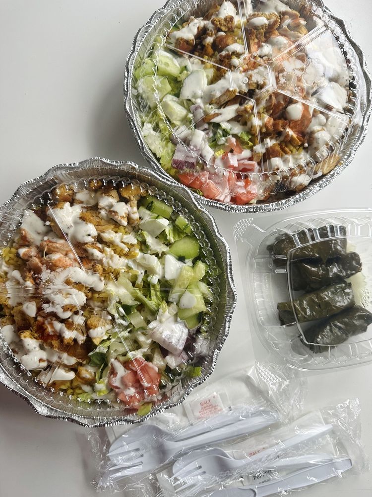 Food from Pomegranate Lounge