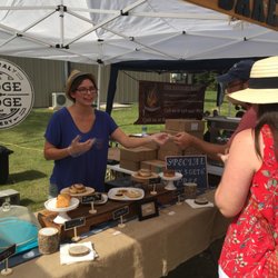Farmers Market on Tamina - Hodge Podge is famous for their cinnamon rolls (gluten-free, classic, sticky buns, zesty & coffee) but brings a variety of natural treats!