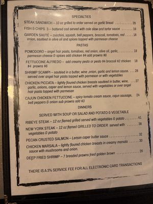 Menu photo 1 Butcher Block Grill McCloud, CA Menu photo 1 Butcher Block Grill McCloud, CA