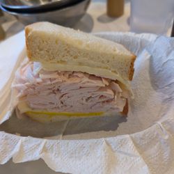 Turkey sandwich have turkey with your bread. Great tasting the best in the northwest.