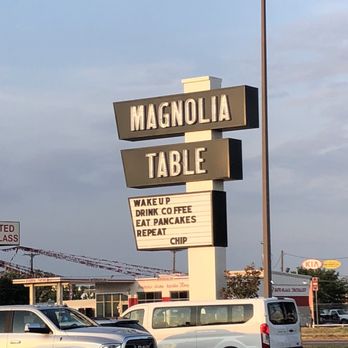 Magnolia Table - Outside sign - Breakfast & Brunch Near Me - Waco, Texas Magnolia Table - Outside sign - Breakfast & Brunch Near Me - Waco, Texas