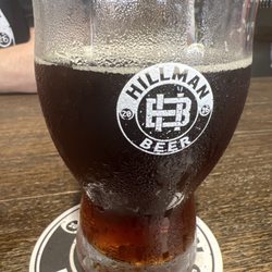 Hillman Beer - You've got to come see Miles! He's the best server we've had in a long time! Scottish Ale pictured- delicious
