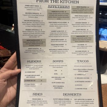Patsy's Irish Pub - Food menu - Fish & Chips Near Me - Mission Viejo, California Patsy's Irish Pub - Food menu - Fish & Chips Near Me - Mission Viejo, California