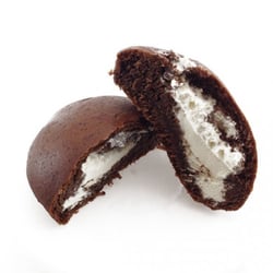 Chatila's Sugar Free Bakery - Chatila chocolate donut with vanilla cream.