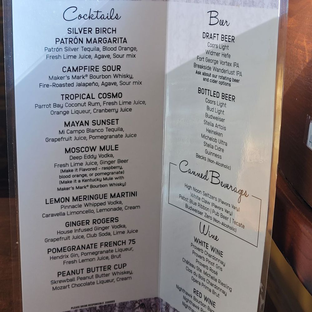 Silver Birch Kitchen  Lounge - Interesting drinks choices! - New American Near Me - Portland, Oregon