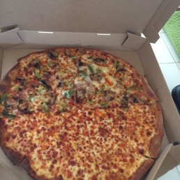 a pizza in a pizza box a pizza in a pizza box