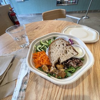 sweetgreen - Healthy Salads, Wraps, and Bowls - This was a warm salad the crispy chicken! - Salad Near Me - Austin, Texas sweetgreen - Healthy Salads, Wraps, and Bowls - This was a warm salad the crispy chicken! - Salad Near Me - Austin, Texas