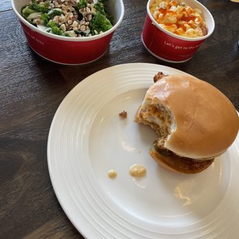 Chick-fil-A - ows a plate of food and a bowl of salad - Fast Food Near Me - Fort Wayne, Indiana