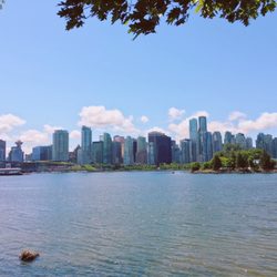 Hallelujah Point - View of downtown Vancouver at Hallelujah Point