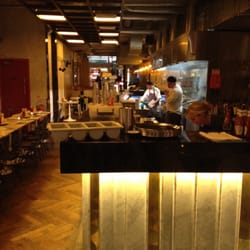 Byron - The burgers are made relatively in front of you.