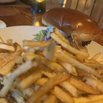 Town Hall - Hamburger with truffle fries. The fries were delicious. - New American Near Me - Florence, South Carolina Town Hall - Hamburger with truffle fries. The fries were delicious. - New American Near Me - Florence, South Carolina
