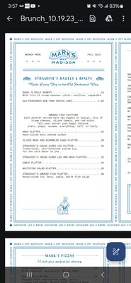 Menu photo 5 Mark's Off Madison New York, NY