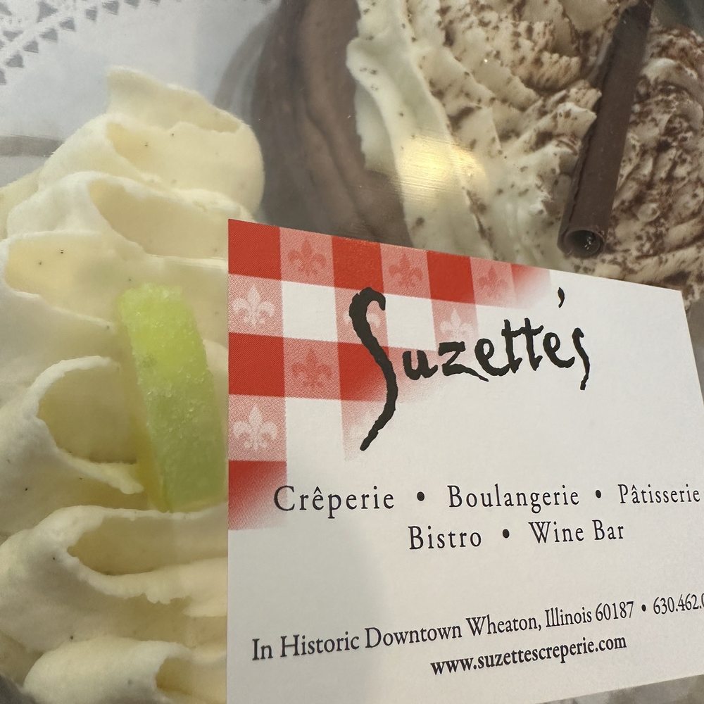 Suzette's Creperie - To go desserts and they have coffee to go too - French Near Me - Wheaton, Illinois Suzette's Creperie - To go desserts and they have coffee to go too - French Near Me - Wheaton, Illinois