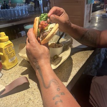 Fulton Chain Craft Brewery - Build your own burger - Breweries Near Me - Old Forge, New York