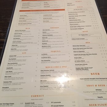 MoCo's Founding Farmers - Menu - New American Near Me - Potomac, Maryland MoCo's Founding Farmers - Menu - New American Near Me - Potomac, Maryland