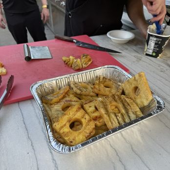 A Party For Your Palate - Rum soaked grilled pineapples - Caterers Near Me