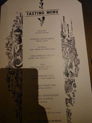 Menu photo 1 Friday Saturday Sunday Philadelphia, PA Menu photo 1 Friday Saturday Sunday Philadelphia, PA