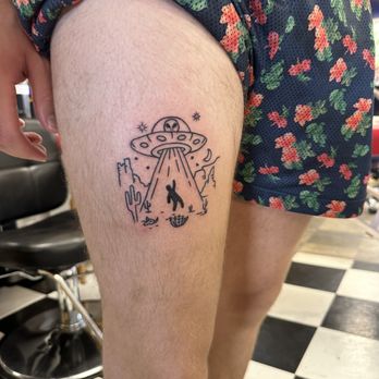 Ascension Tattoo - Thigh tattoo done by Adam - Tattoo Near Me - Sedona, Arizona Ascension Tattoo - Thigh tattoo done by Adam - Tattoo Near Me - Sedona, Arizona