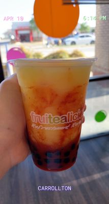 Fruitealicious Boba Tea by null