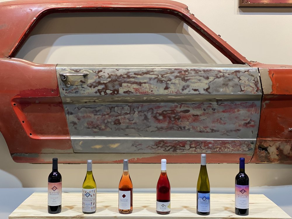 Slanted Window Tasting Station