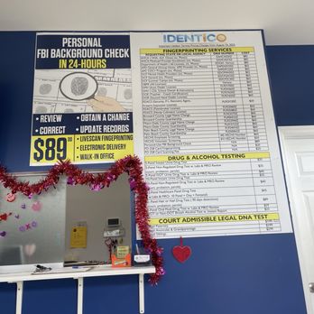 Identico - Services - Fingerprinting Near Me - West Park, Florida