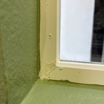 Fairview Paint - Texture left on frames - Painters Near Me