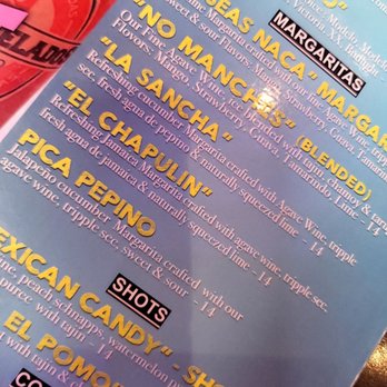 Desvelados - Drink menu - Mexican Near Me - Glendale, California