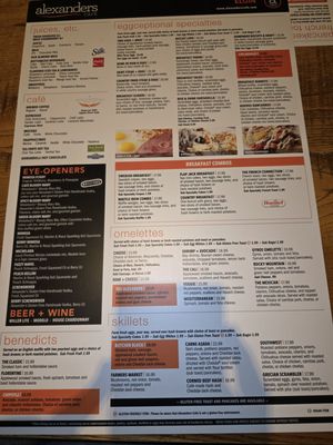 Menu photo 2 Alexanders Cafe Elgin, IL