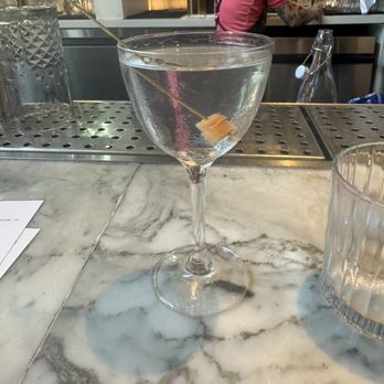 Bavel - martini with carrot - Middle Eastern Near Me - Los Angeles, California