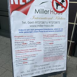 Miller Haus - Preisliste und Öffnungszeiten