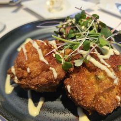 Erie Community College - Lunch from the Culinary Program - hush puppies