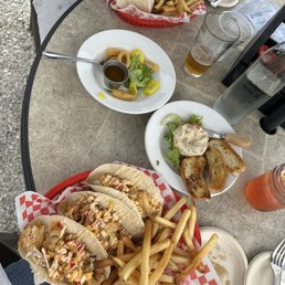 Fish Tacos, Fish & Chip Wrap, Bluefish Dip,