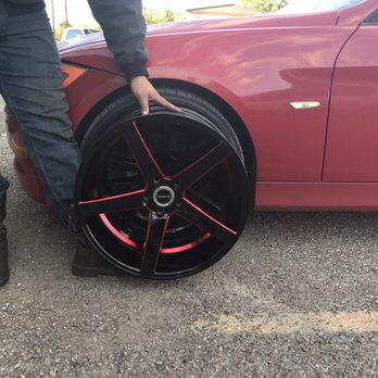RAW Wheels & Tires - This is the set I ordered to fit and wheels on the way for my cherry red 3 series BMW!! Can't wait to receive them!! - Tires Near Me - Brownsville, Texas