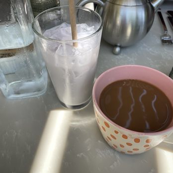 Lovina - Lavender italian soda and coffee - New American Near Me - Calistoga, California Lovina - Lavender italian soda and coffee - New American Near Me - Calistoga, California