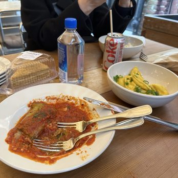 Leleka - We got the Cabbage Rolls, Potato Dumplings, Potato Cheese Dumplings, Caramel Honey Cake, and a coffee! - Ukrainian Near Me - San Francisco, California Leleka - We got the Cabbage Rolls, Potato Dumplings, Potato Cheese Dumplings, Caramel Honey Cake, and a coffee! - Ukrainian Near Me - San Francisco, California