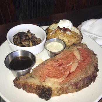 Harvest - Prime rib, loaded baked potato, and wild mushrooms - New American Near Me - Knoxville, Tennessee Harvest - Prime rib, loaded baked potato, and wild mushrooms - New American Near Me - Knoxville, Tennessee