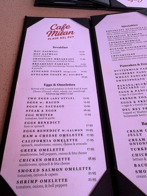Menu photo 4 Cafe Milan Playa Del Rey, CA