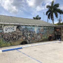 Mural facing parking lot Mural facing parking lot