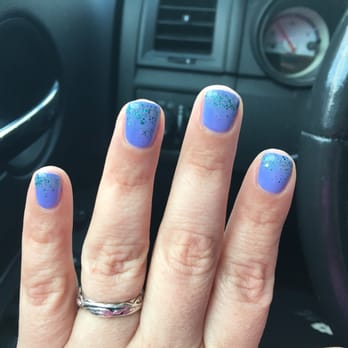 NK Nails - TEAL FAIRY UMBRO ON LAVENDER, so cute! - Nail Salons Near Me - Seattle, Washington