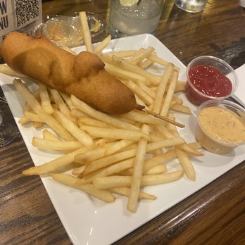 The Board Room - Corn dog - Cocktail Bars Near Me - Arlington, Virginia The Board Room - Corn dog - Cocktail Bars Near Me - Arlington, Virginia