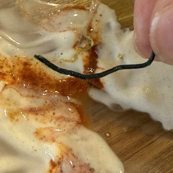 The Halal Guys - Close up of the metal wire in my platter - Halal Near Me - Teterboro, New Jersey The Halal Guys - Close up of the metal wire in my platter - Halal Near Me - Teterboro, New Jersey