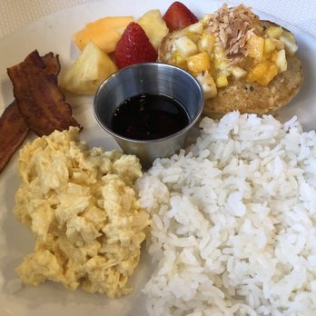 Koko Head Cafe - Keiki Plate (with rice substituted for toast) - Breakfast & Brunch Near Me - Honolulu, Hawaii