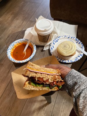 Photo of 8th St. Coffee House - Wichita Falls, TX, US. Yum lunch