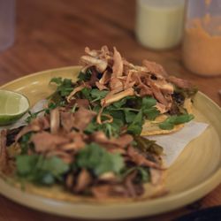 Tacos Valentina - Mushroom Tinga Tacos