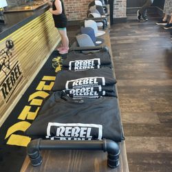 Rebel Coffee & Creamery - Lots of awesome merch
