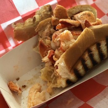 Big Daddy's Hot Dogs - I couldn't wait to take a picture, I was so excited to tear into this delicious lobster roll! - Hot Dogs Near Me - North Palm Beach, Florida Big Daddy's Hot Dogs - I couldn't wait to take a picture, I was so excited to tear into this delicious lobster roll! - Hot Dogs Near Me - North Palm Beach, Florida